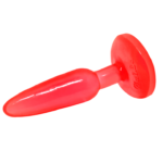 Baile - Red Soft Touch Anal Plug 14.2 Cm