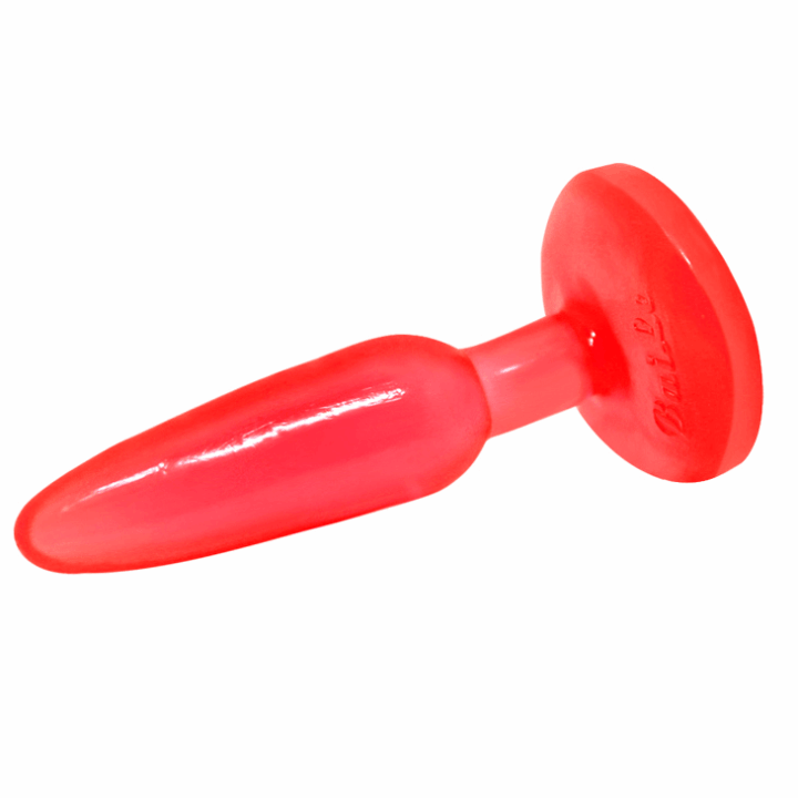 BAILE - PLUG ANAL SOFT TOUCH VERMELHO 14.2 CM