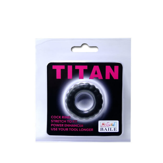 Baile - Titan Cockring Black 2 Cm
