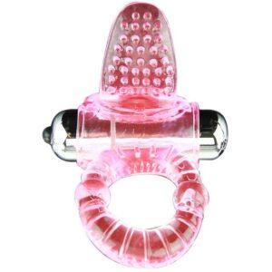 BAILE - SWEET ABS 10 RITMOS ANEL VIBRADOR ROSA ANEL PARA O PÊNIS