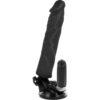 Basecock - Realistic Vibrator Remote Control Black 21 Cm -o- 4 Cm