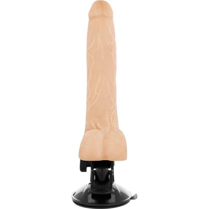 BASECOCK - REALISTIC VIBRATOR REMOTE CONTROL FLESH 20 CM -O- 4 CM