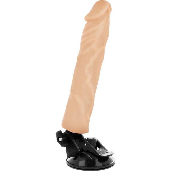 BASECOCK - REALISTIC VIBRATOR REMOTE CONTROL FLESH 21 CM -O- 4 CM