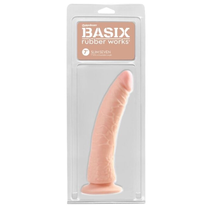 Basix - Jelly Penis Slim 19 Cm Natural