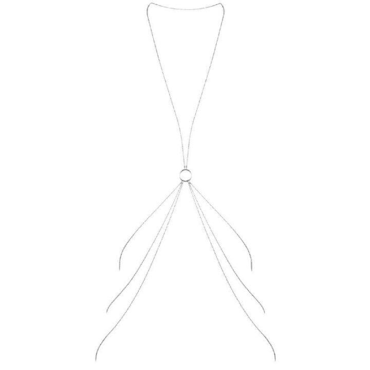 BIJOUX - MAGNIFIQUE METAL CHAINS FOR THE BODY 8 SILVER