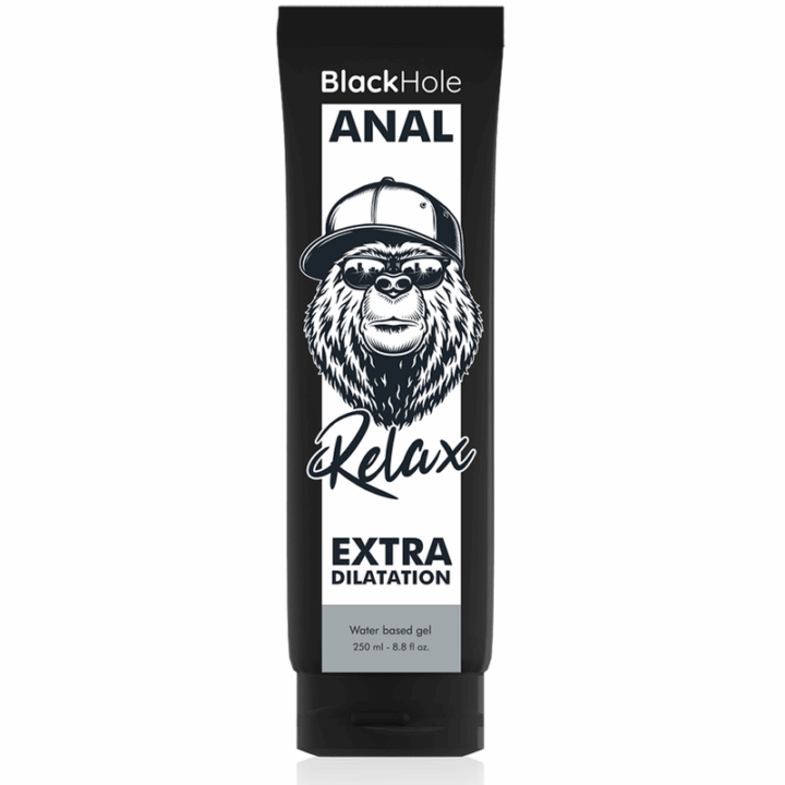 BLACK HOLE - GEL BASE D'ÁGUA DILATAÇÃO ANAL 250 ML