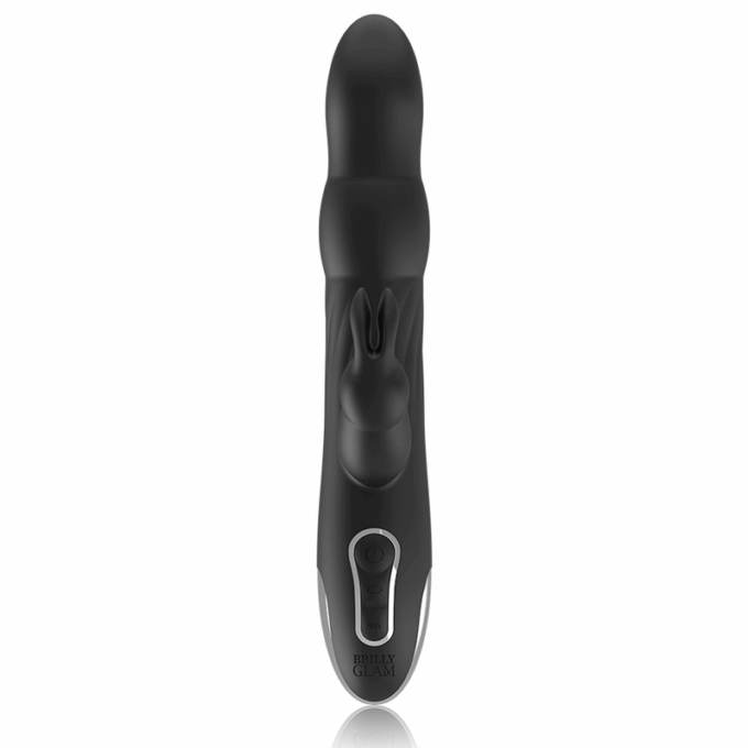 BRILLY GLAM - VIBRADOR E ROTADOR  MOEBIUS COELHO COMPATÍVEL COM A TECNOLOGIA WATCHME WIRELESS