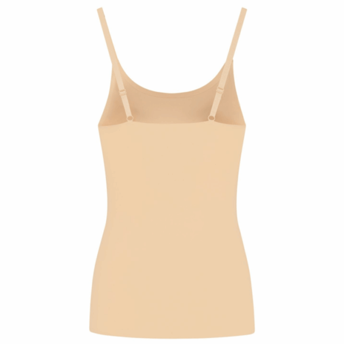 BYE-BRA - LIGHT CONTROL CAMISETA INVISÍVEL BEIGE TAMANHO L