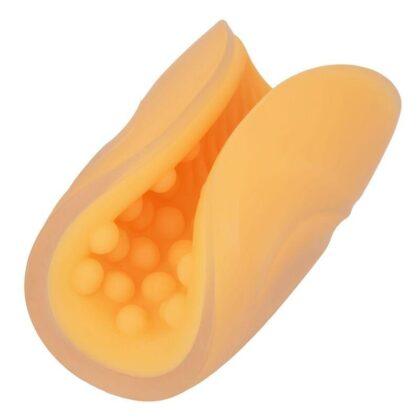 CALIFORNIA-EXOTICS-CALEX-BEADED-GRIP-MASTURBATOR-ORANGE-1