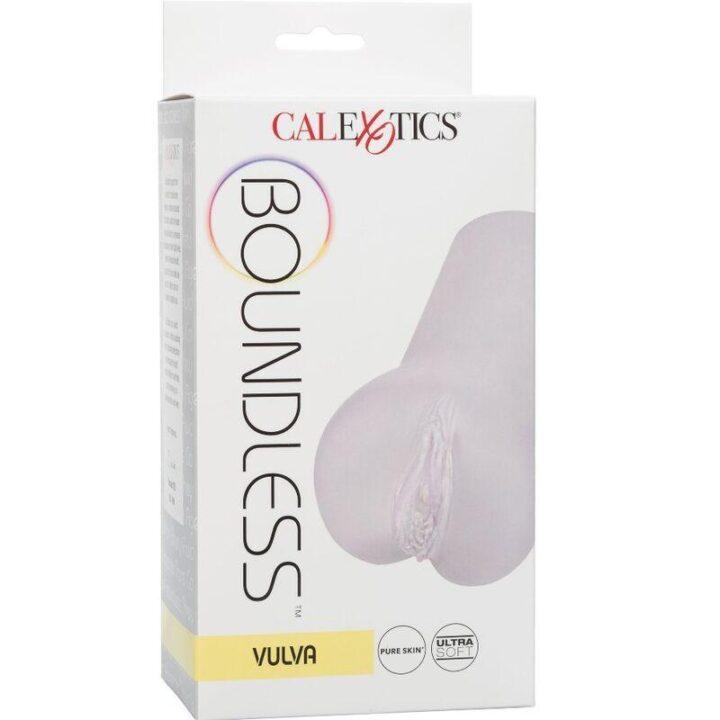 CALEXOTICS - BOUNDLESS VULVA STROKER TRANSPARENTE