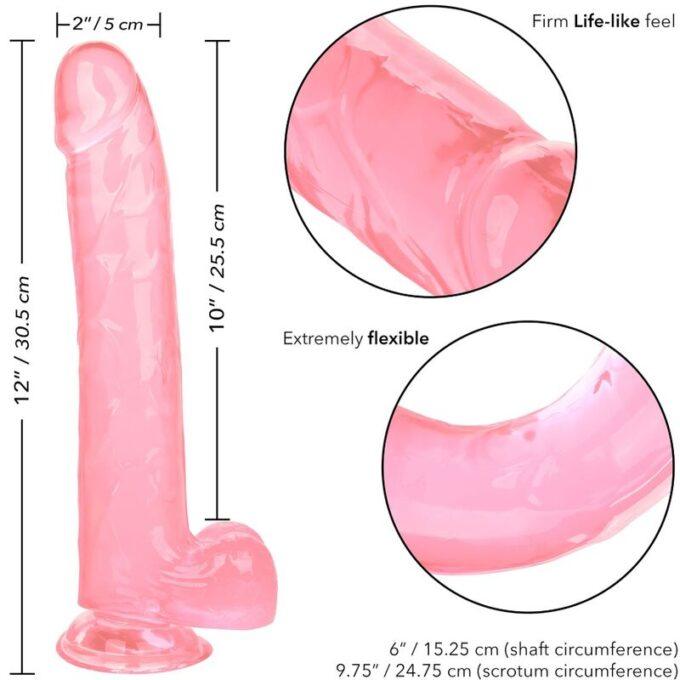 Calexotics - Size Queen Dildo Pink 25.5 Cm