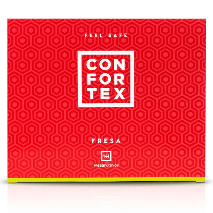 Confortex - Strawberry Condom 144 Units