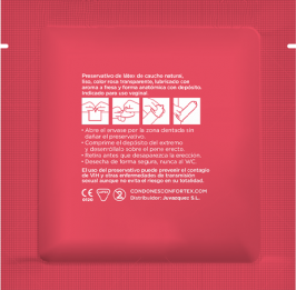 Confortex - Strawberry Condom 144 Units