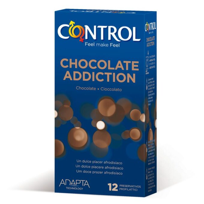 Control - Adapta Chocolate Condoms 12 Units