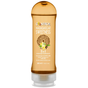 CONTROL - 2 EN 1 MASSAGEM E PRAZER MADAGASCAR DOCE 200 ML