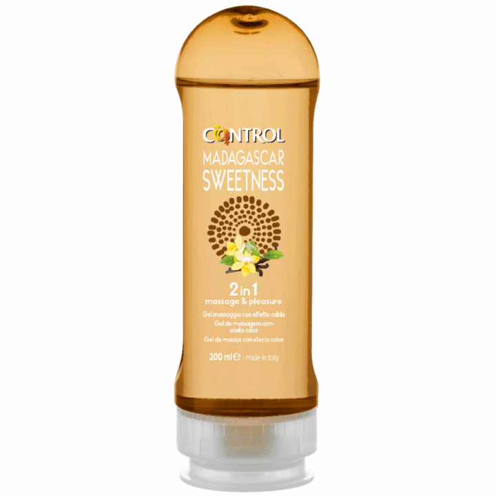CONTROL - 2 EN 1 MASSAGEM E PRAZER MADAGASCAR DOCE 200 ML