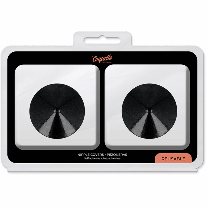 COQUETTE CHIC DESIRE - CAPA DE BICO DE CÍRCULOS PRETOS
