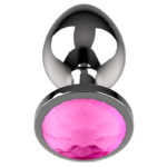 Coquette Toys - Anal Plug Metal Pink Color Size L 4 X 9cm