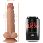Cyber Silicock - Jude Ultra Realistic Soft Liquid Silicone 18 Cm -o- 3.2 Cm