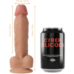 Cyber Silicock - Oliver Ultra Realistic Soft Liquid Silicone 19 Cm -o- 3.9 Cm