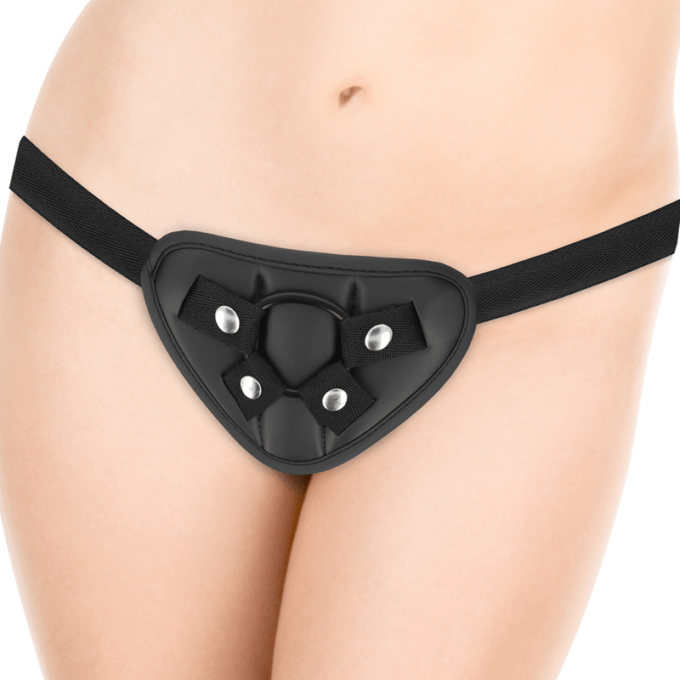 Cyber Silicock - Strap-on Harness With 3 Rings Free