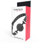 Darkness - Black Breathable Silicone Gag