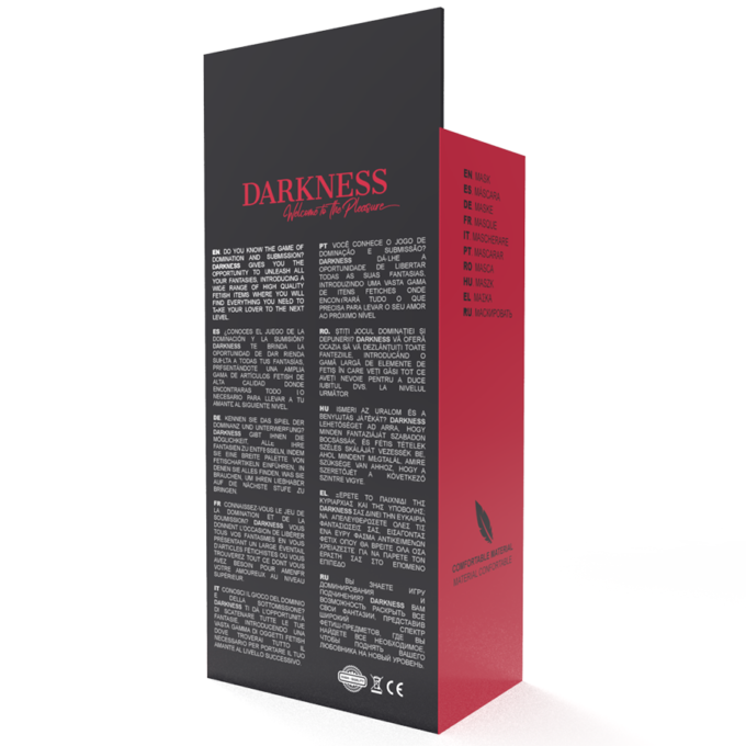 Darkness - Straight Black Mask