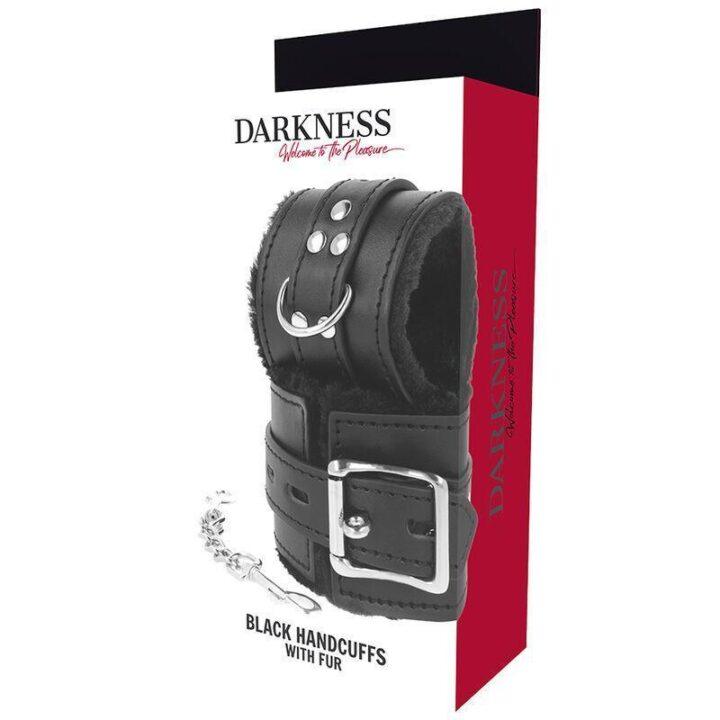 DARKNESS - ALGEMAS BDSM COM FORRO PRETO