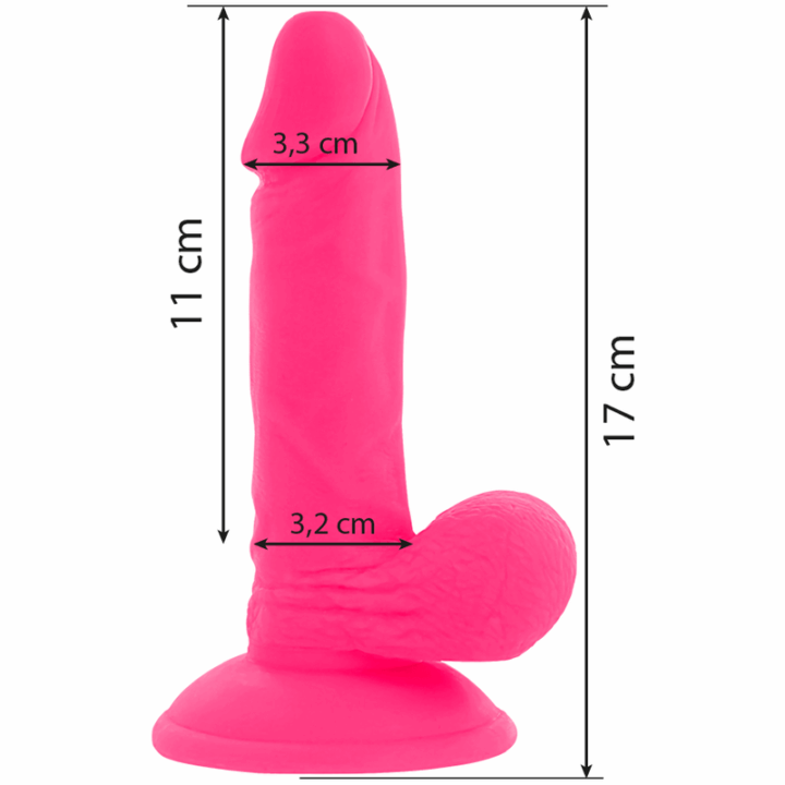 DIVERSIA - FLEXÍVEL VIBRAO VIBRAO ROSA 17 CM -O- 3.3 CM
