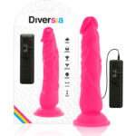 Diversia - Flexible Vibrating Dildo Pink 21 Cm -o- 4.9 Cm