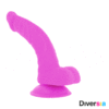Diversia - Flexible Vibrating Dildo Purple 21.5 Cm -o- 4.5 Cm