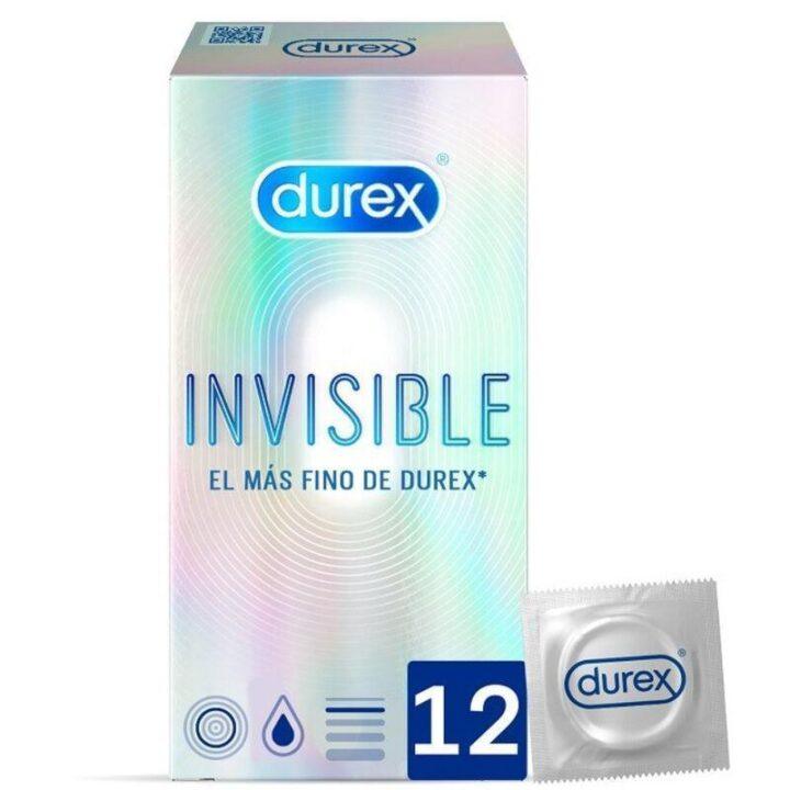 DUREX - PRESERVATIVOS ULTRA FINOS INVISÍVEIS 12 UNIDADES