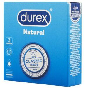 DUREX - PRESERVATIVOS NATURAIS 3 UNIDADES