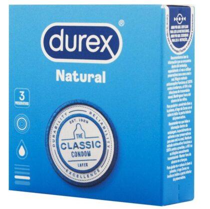 DUREX - PRESERVATIVOS NATURAIS 3 UNIDADES
