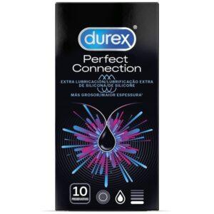 DUREX - CONEXÃO PERFEITA LUBRIFICAÇÃO EXTRA DE SILICONE 10 UNIDADES