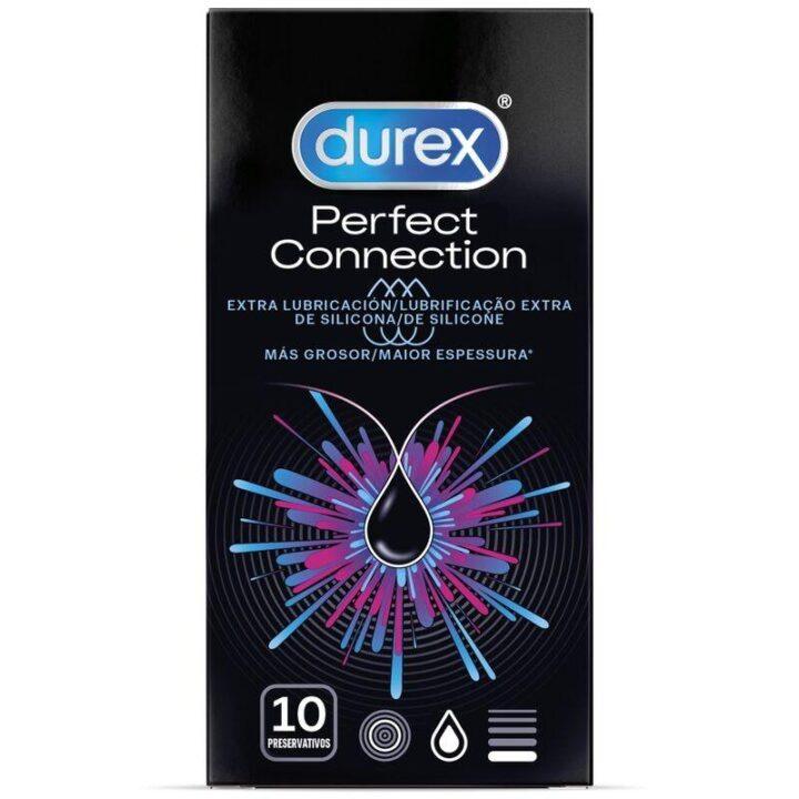 DUREX - CONEXÃO PERFEITA LUBRIFICAÇÃO EXTRA DE SILICONE 10 UNIDADES