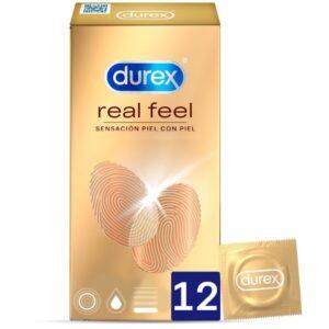 DUREX - CAMISINHAS REAL FEEL SEM LÁTEX 12 UNIDADES