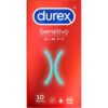 Durex - Sensitivo Slim Fit 10 Units