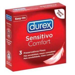 DUREX - PRESERVATIVOS SENSITIVE 3 UNIDADES