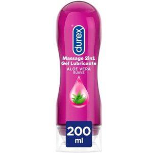 DUREX - GEL LUBRIFICANTE DE MASSAGEM SUAVE COM ALOE VERA 200 ML
