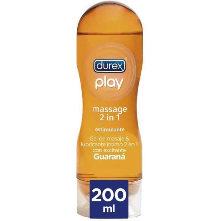 DUREX - GEL LUBRIFICANTE DE MASSAGEM ESTIMULANTE DE GUARANÁ 200 ML