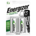 Energizer - Power Plus Rechargeable Battery Hr14 C 2500mah 2 Unit