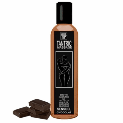 EROS-ART - ÓLEO DE MASSAGEM TÂNTRICA NATURAL E AFRODISÍACO DE CHOCOLATE 100 ML