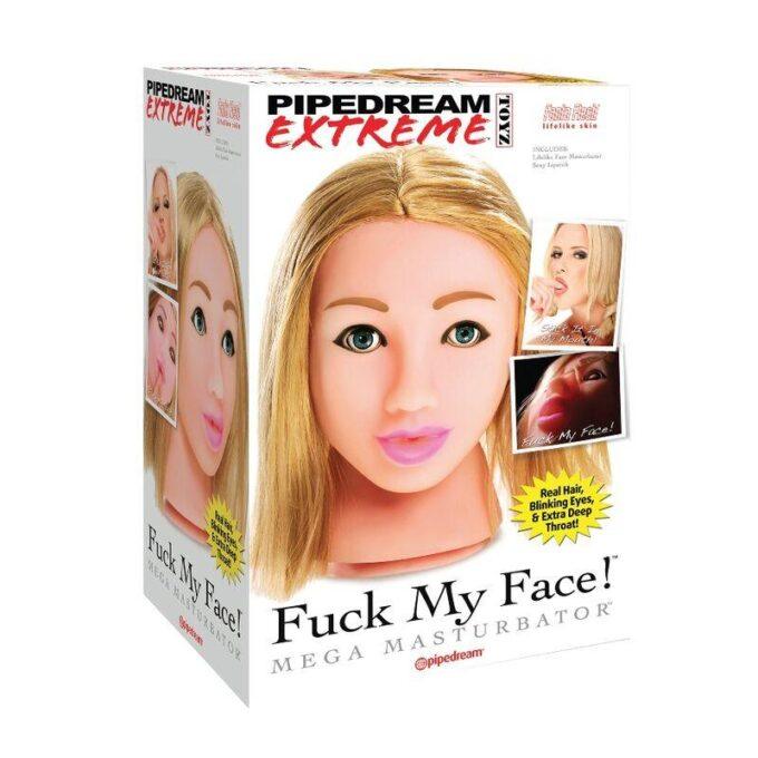 EXTREME TOYZ - FODA-ME MEGA MASTURBADOR MARROM FACE