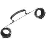 Fetish Submissive - Noprene Lining Handcuffs With Handle