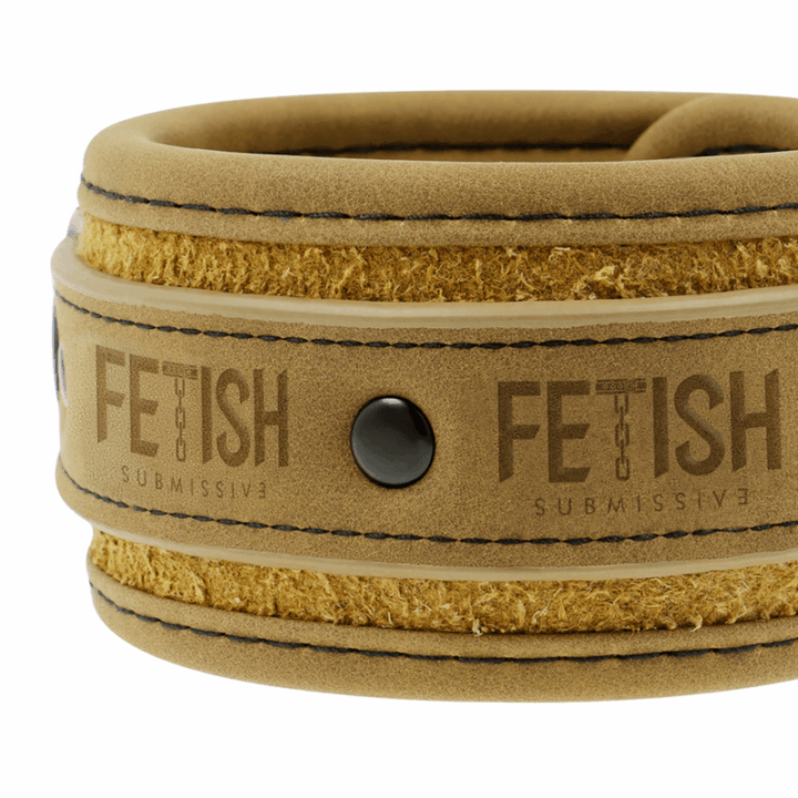 FETISH SUBMISSIVE ORIGIN - ALGEMAS DE COURO VEGANAS COM FORRO DE NEOPRENE