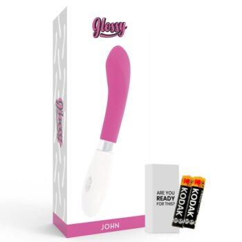 Glossy - John Vibrator Pink