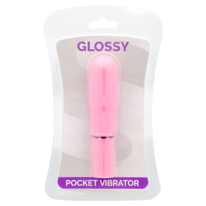 Glossy - Pocket Vibrator Deep Rose