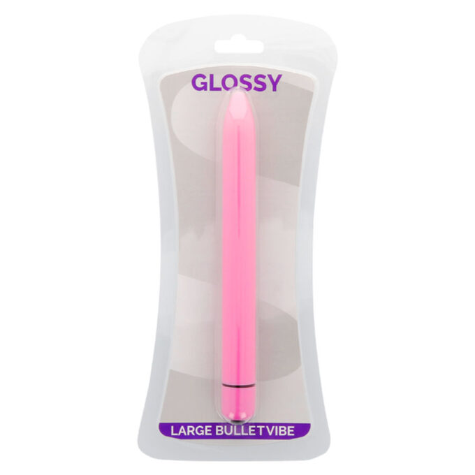 Glossy - Slim Vibrator Deep Rose