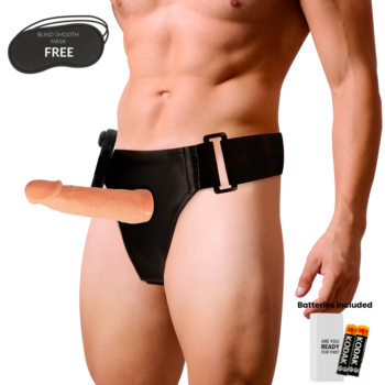 Harness Attraction - Willian Hollow Rnes With Vibrator 17 Cm -o- 4.5 Cm